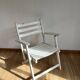 Folding wooden garden chair