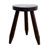 Old solid wood stool
