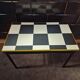 Table design in the style of Le Corbusier.