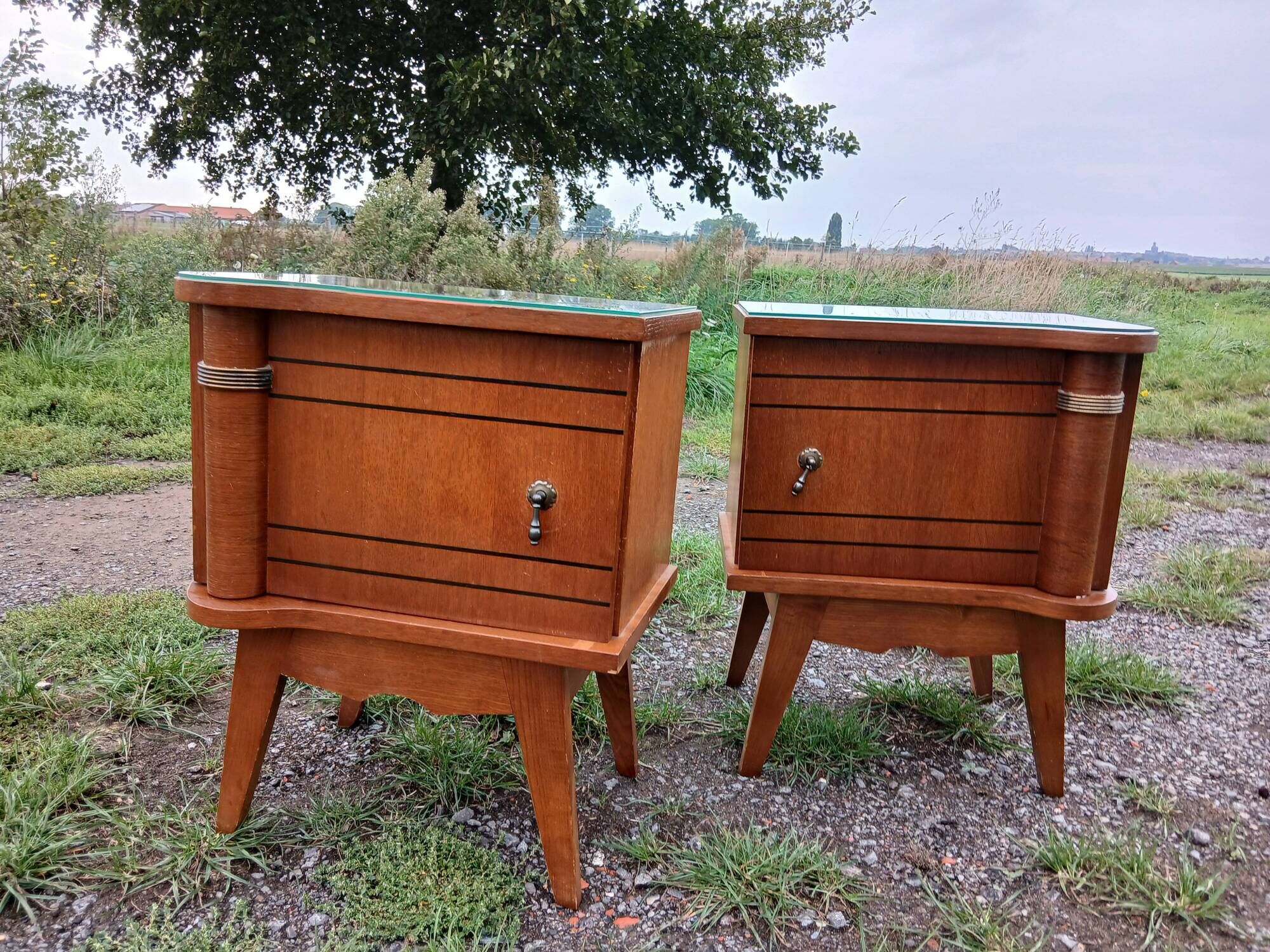 Art Deco bedside tables