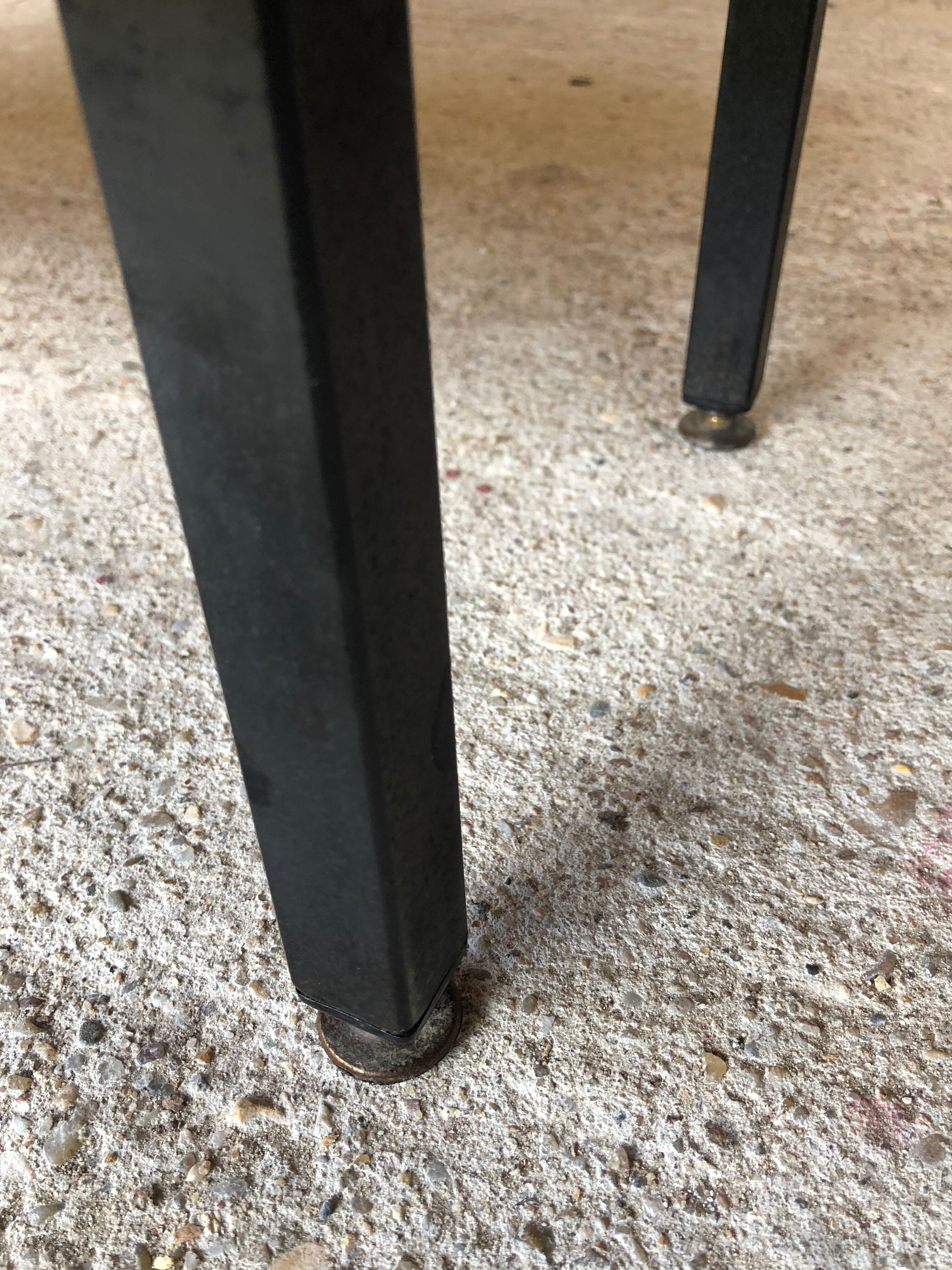 Vintage modular chest of drawers in teak and grey skaï, circa 60's