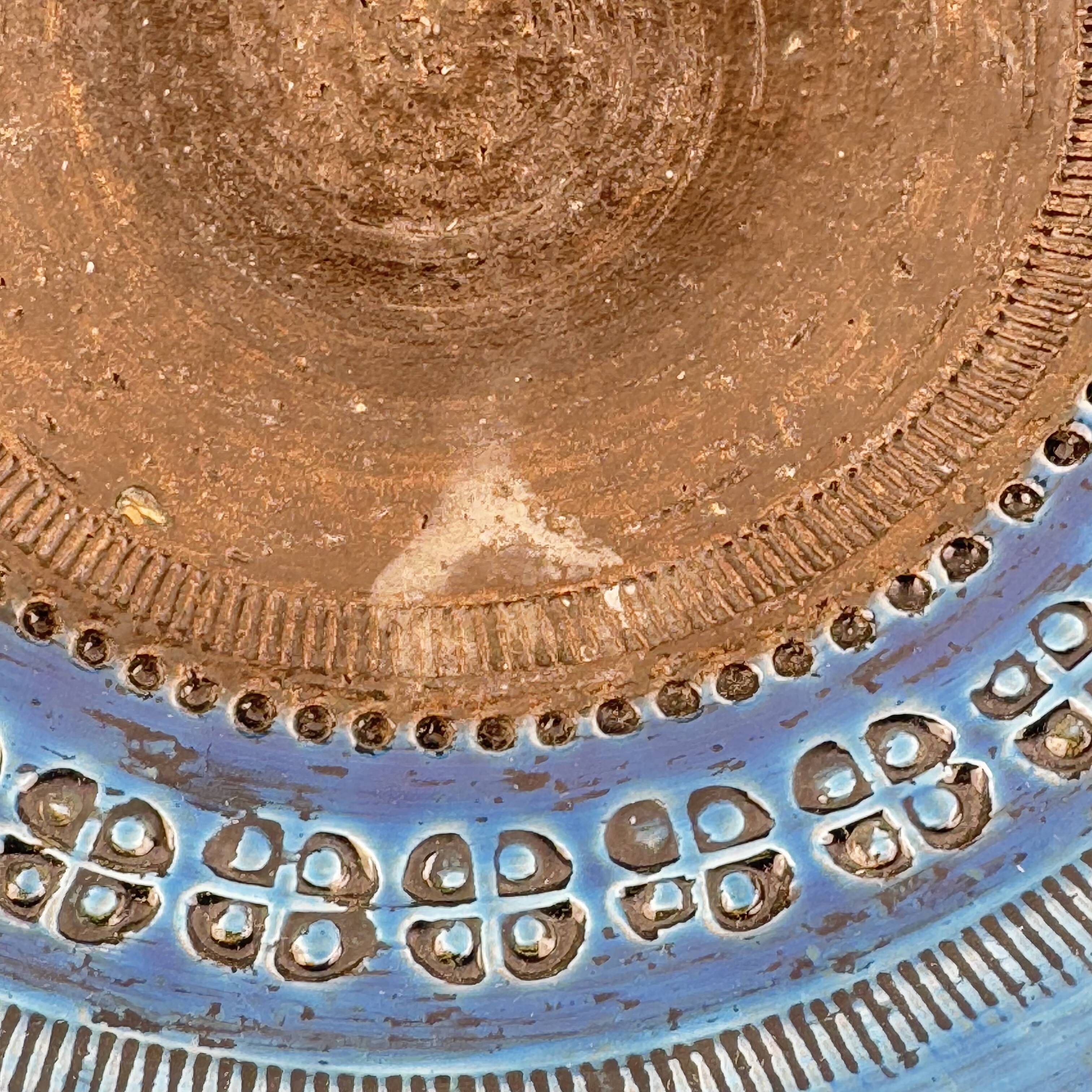 Aldo Londi for Bitossi, Large Centrepiece Bowl, Rimini Blue Series, 1970s