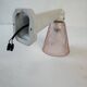 Vintage Art Deco pink glass wall light