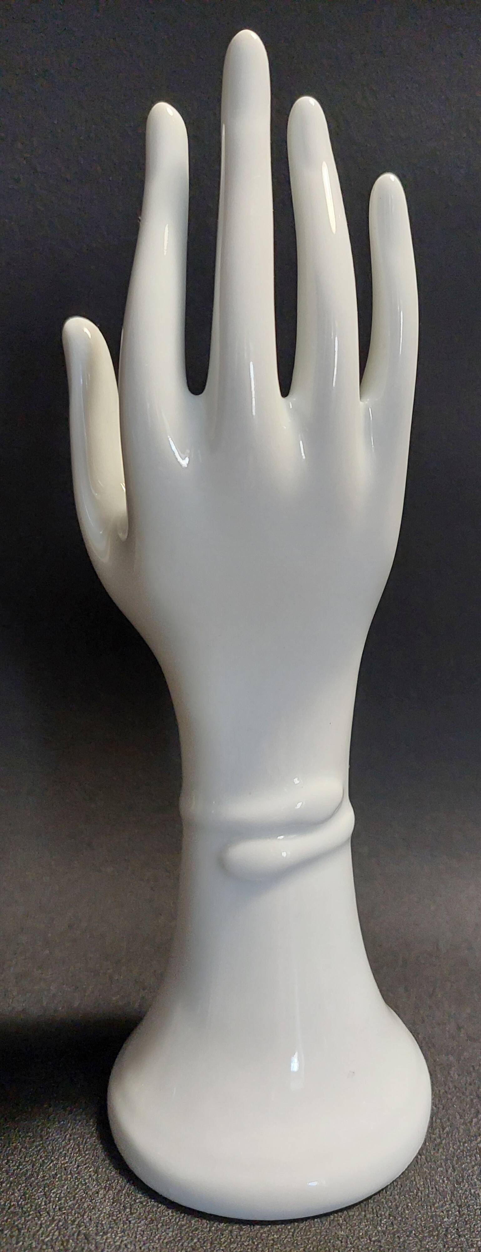 White porcelain soliflore ring holder Limoges France 20th century