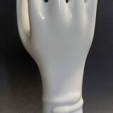 White porcelain soliflore ring holder Limoges France 20th century