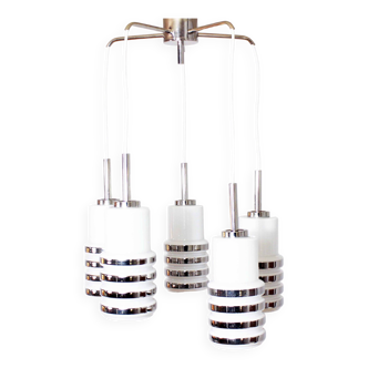 Waterfall suspension chandelier 1970