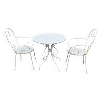 Salon de jardin en fer forgé