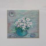 Table painting flower stamp