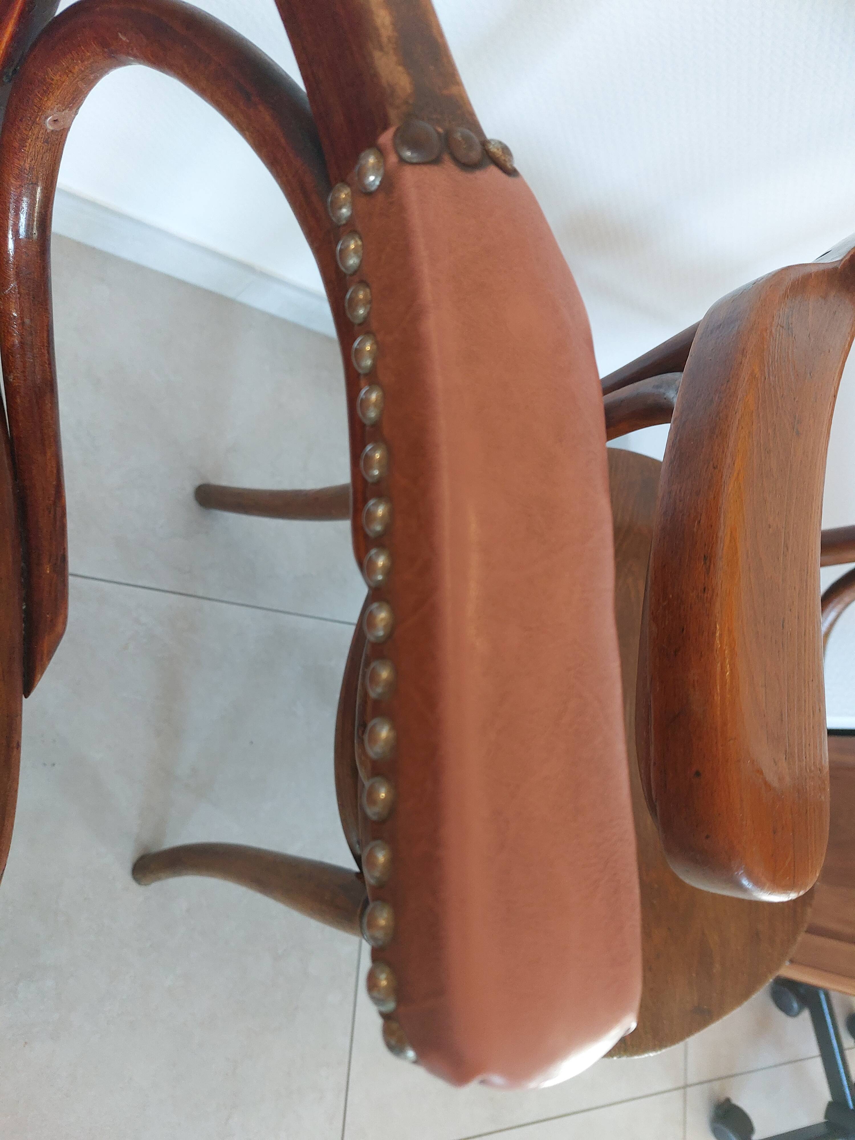 2 vintage Thonet armchairs