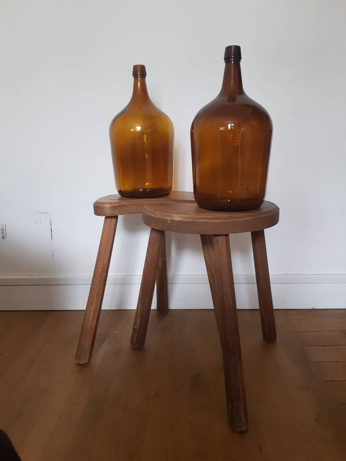 Vintage amber carboy