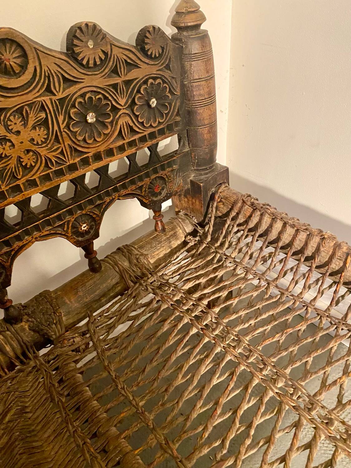 Antique Indian Rajasthani bench