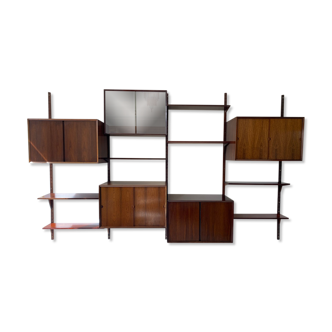 Poul Cadovius bookcase, 4 columns "royal system" in rosewood, 1965