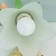 Appliques murales en forme de tulipe et feuillage