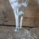 6 flutes in thick chiseled glass