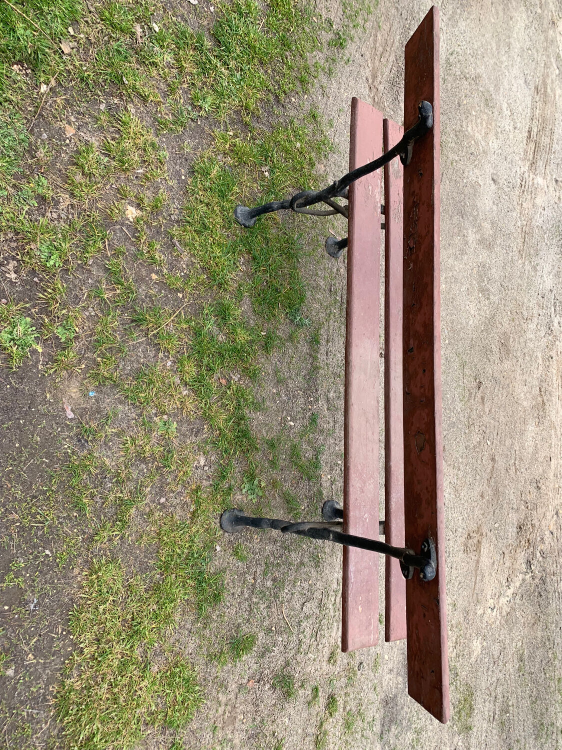 Banc de jardin fin 19ème
