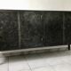 Black forged steel sideboard
