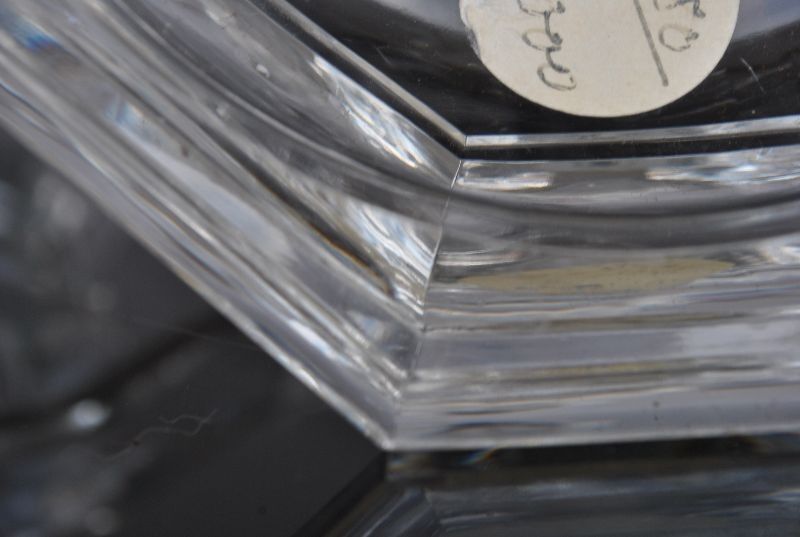 Pair of candlesticks model Regency Crystal Baccarat 1930