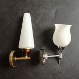 Mismatched sconces 1950