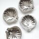 Ensemble de 4 plats en forme de coquillage