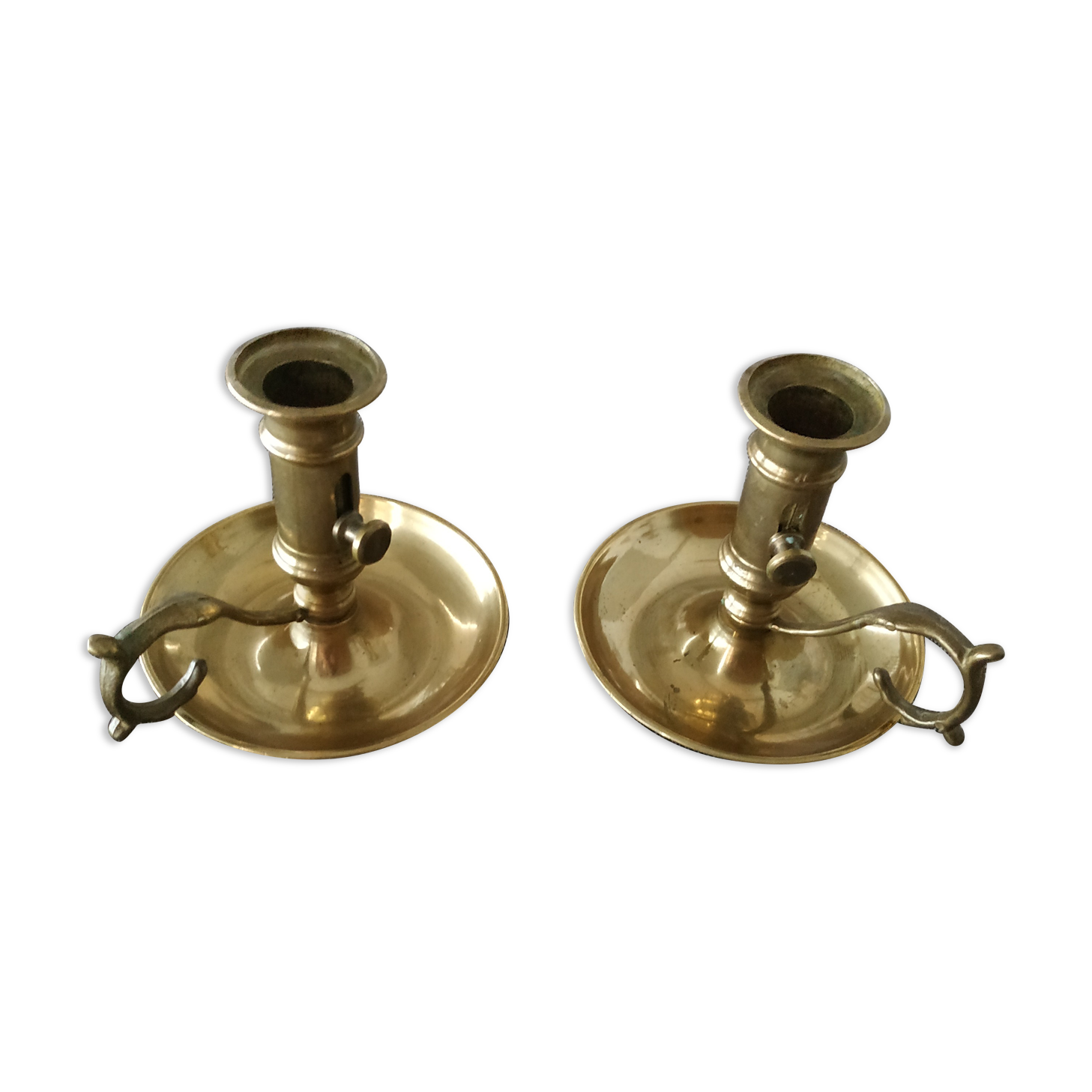 Duo of candle holders