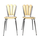 Pair of chairs "Petals" 70s