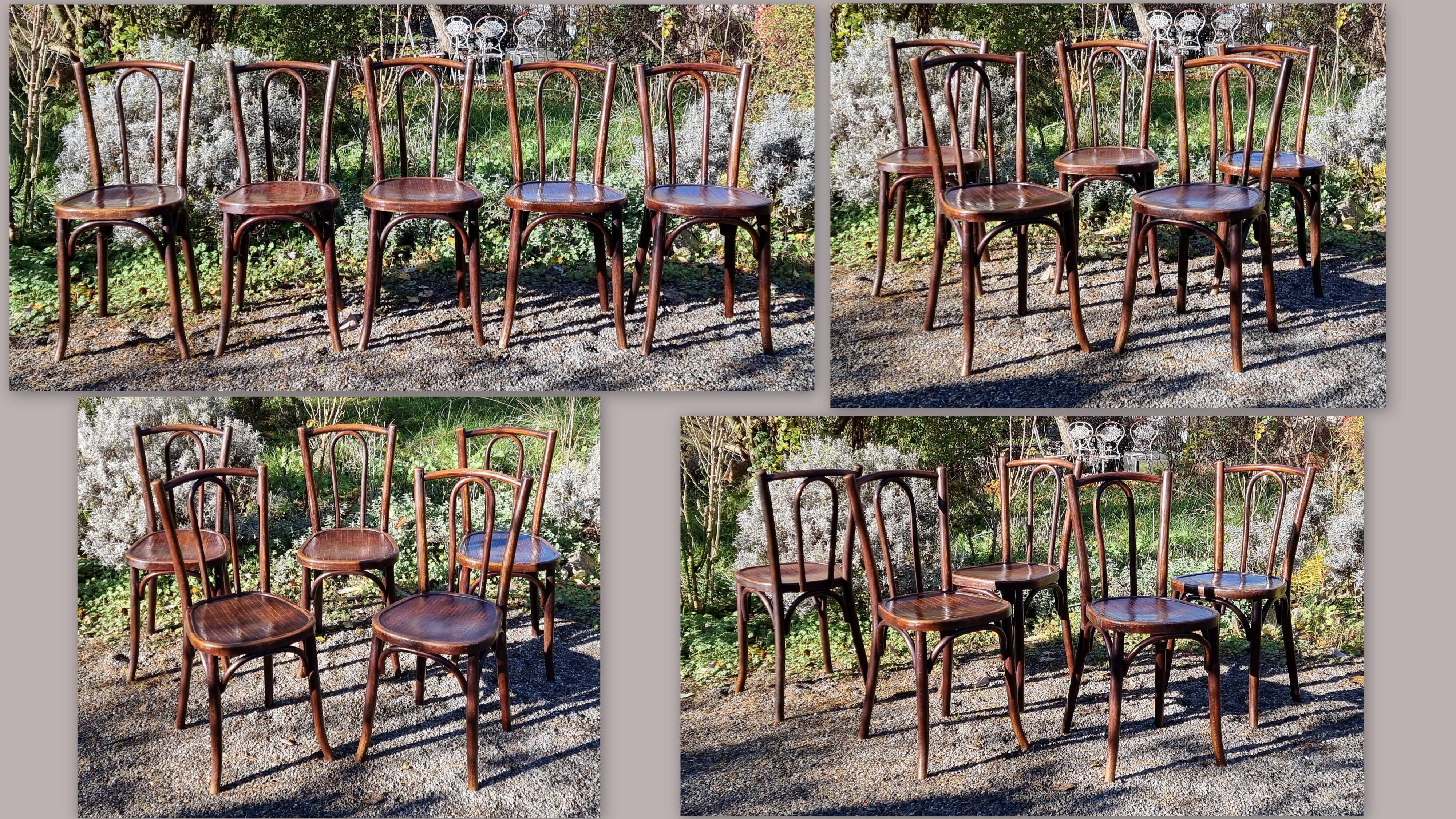5 Baumann chairs n°42 20 years