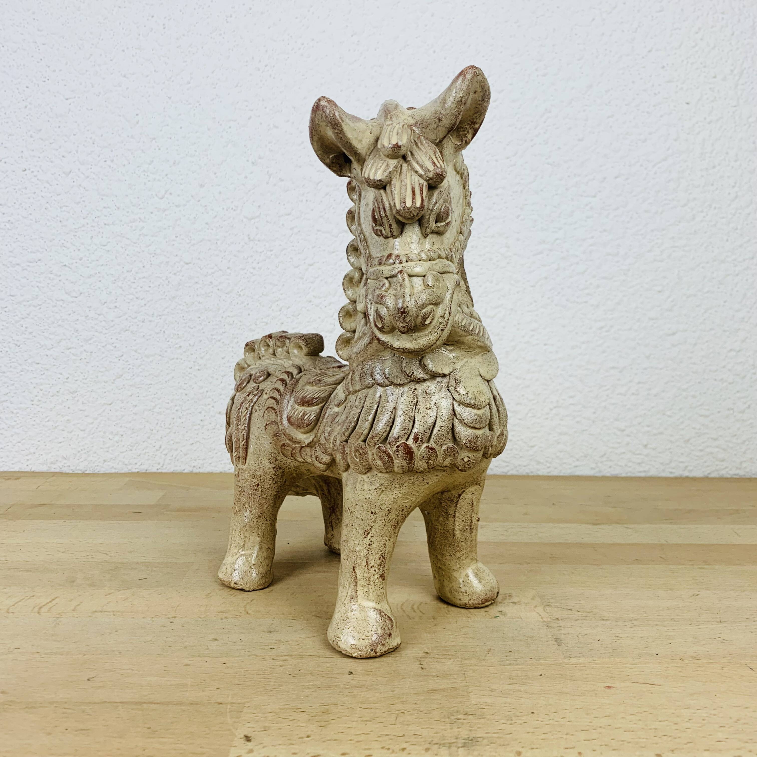 Vintage ceramic horse sculpture