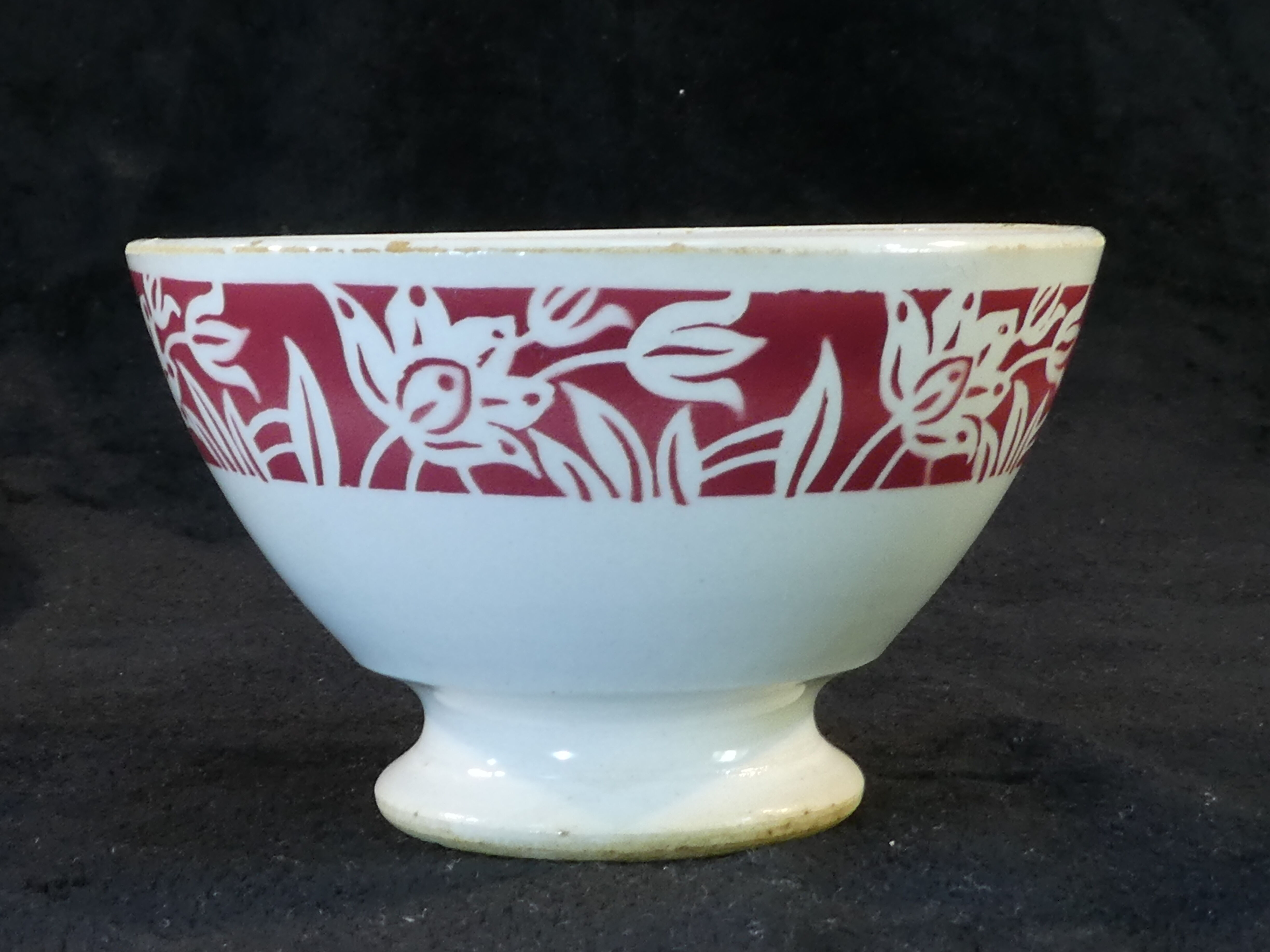 Bowl in faience k.g luneville