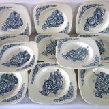 11 Terre de Fer Clairefontaine Renaissance 19th Century Plates