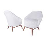 Paire de fauteuils des années 1950