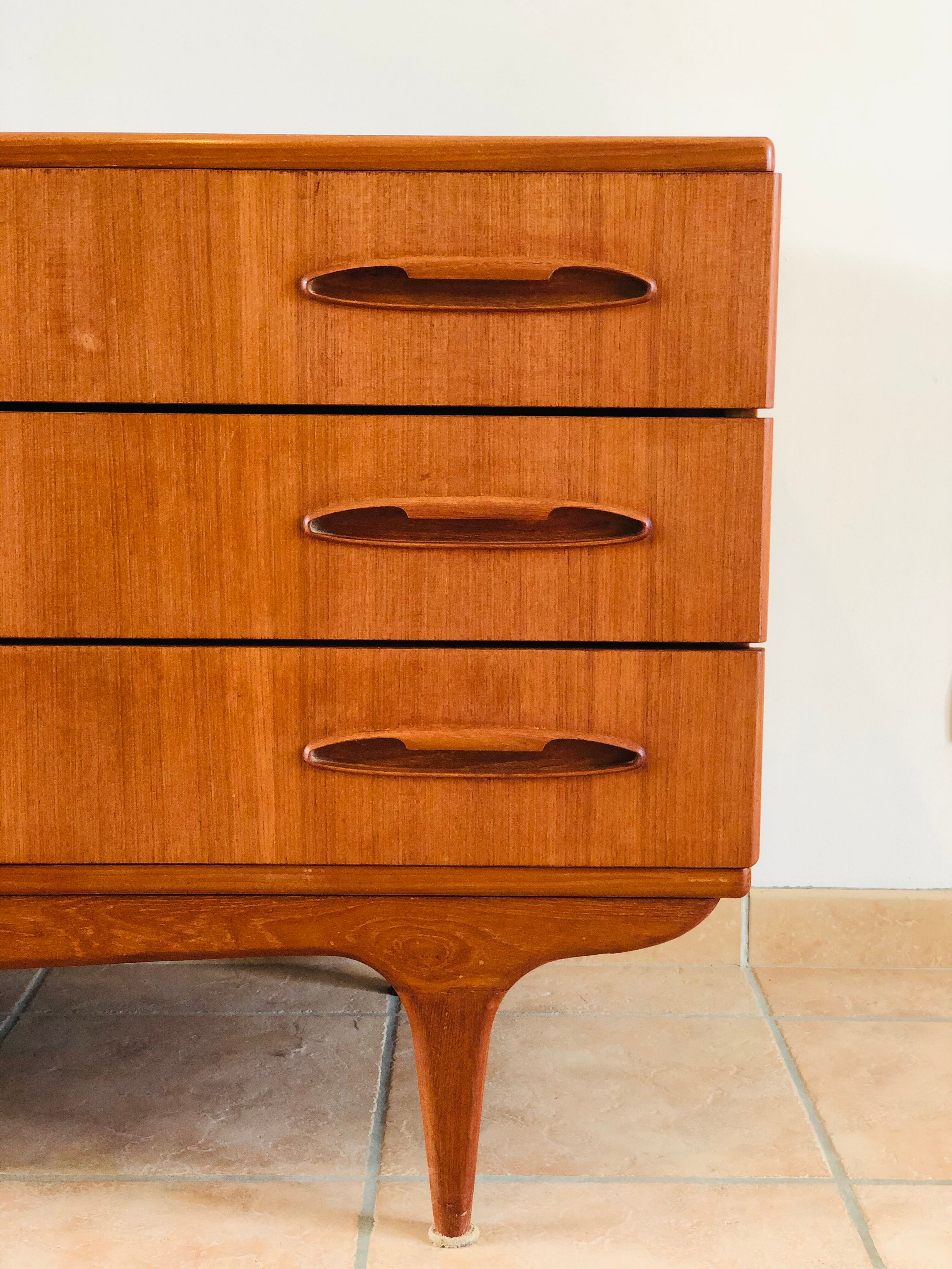 Scandinavian teak line buffet