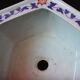 Ancien cache pot faience imari Japon vers 1900