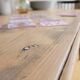Rectangular wooden dining table - 4/6 people