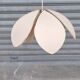 60s flower pendant light