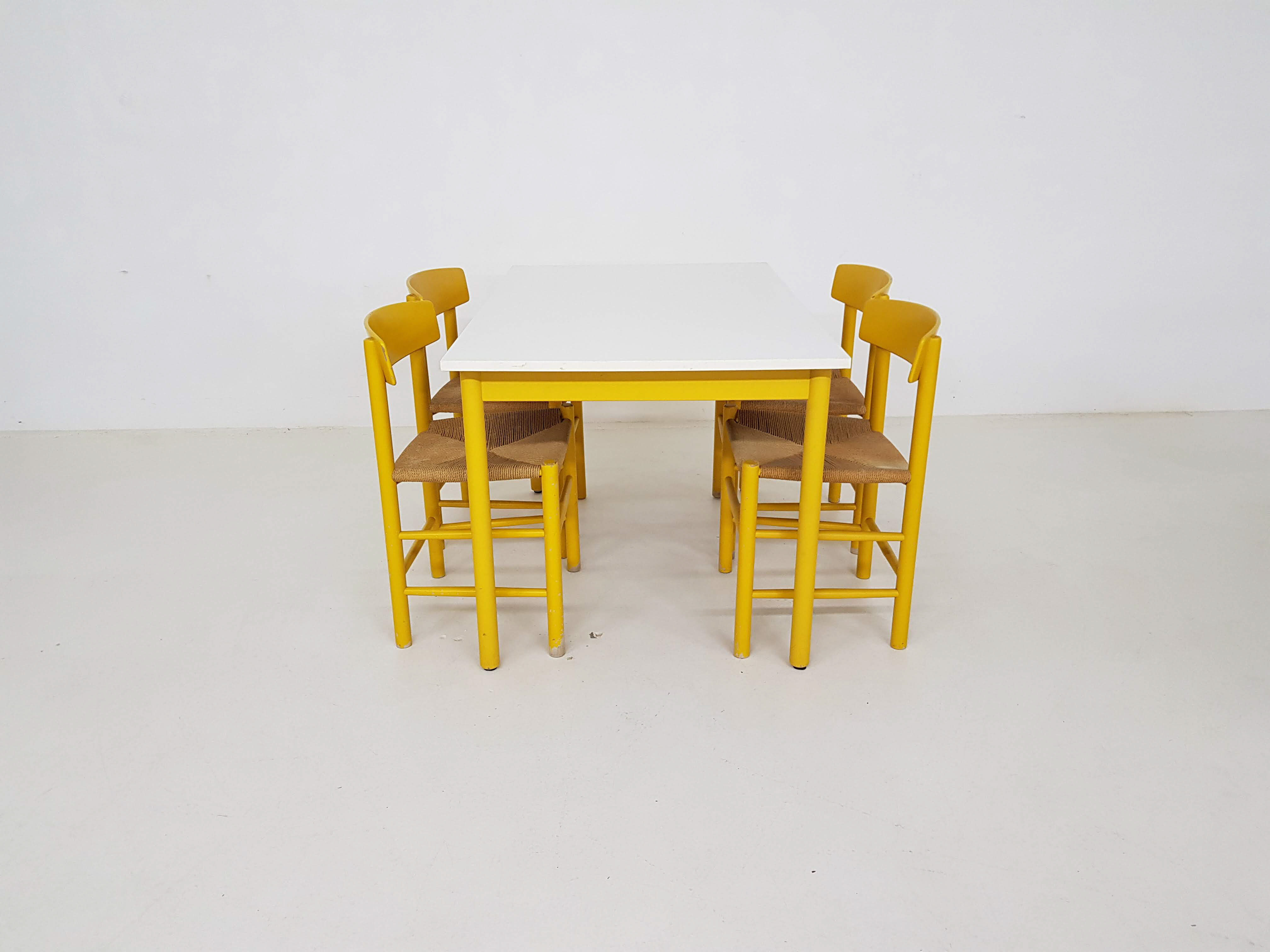 Borge Mogensen for FDB Mobler dining set, Denmark 1960