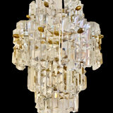 Kinkeldey wall lamp crystal gilding structure, 1970