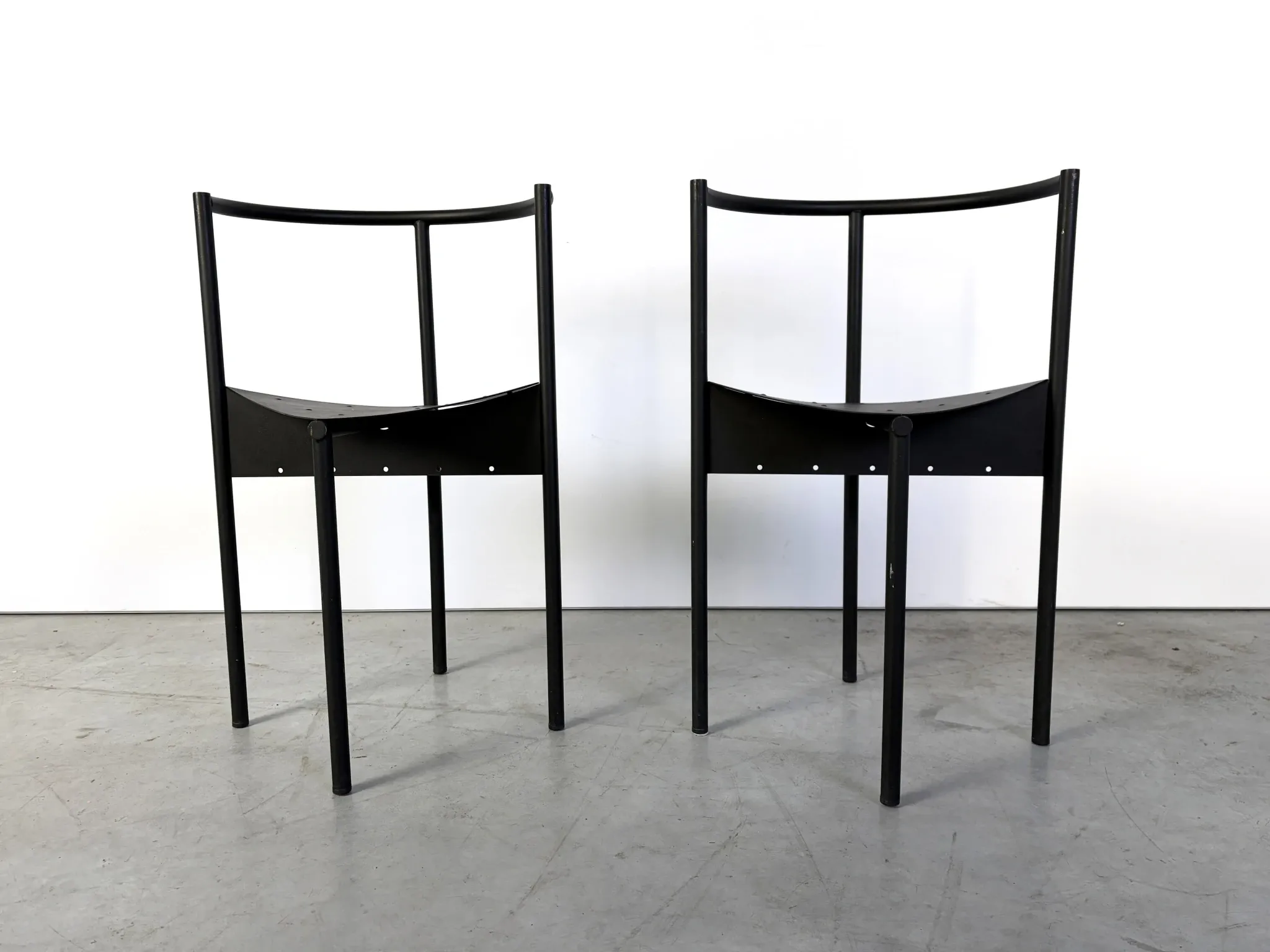 Pair of Wendy Wright chairs by Philippe Starck, 1986