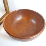 Empty old gilded wood pocket