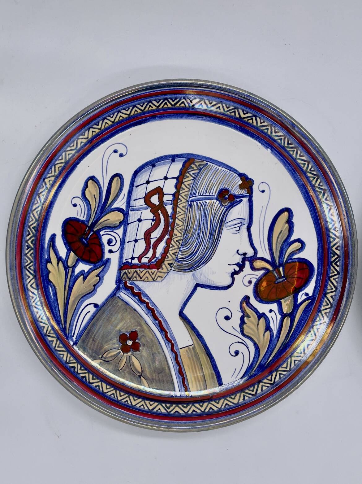Pair of Gualdo Tadino plates