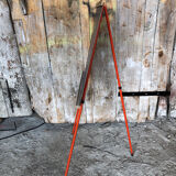 Ancien tableau écolier tube orange pliable