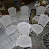 6 chairs Louis XV