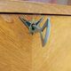 Secretary chest of drawers vintage light wood year 50 60