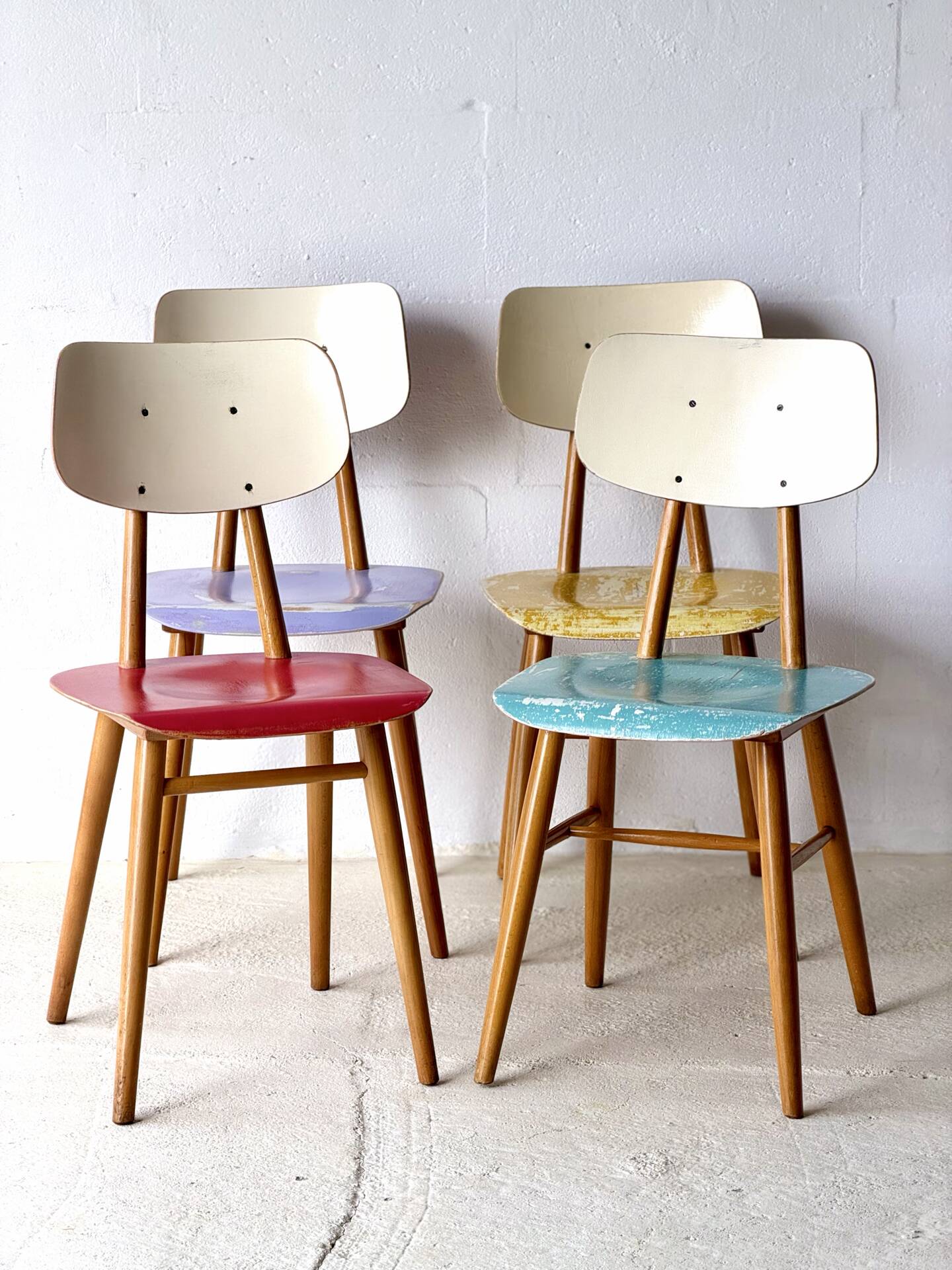 Chaises Bistro TON, années 1960