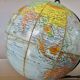 World map, terrestrial globe, Girard & Barrère edition, 1960s-70s