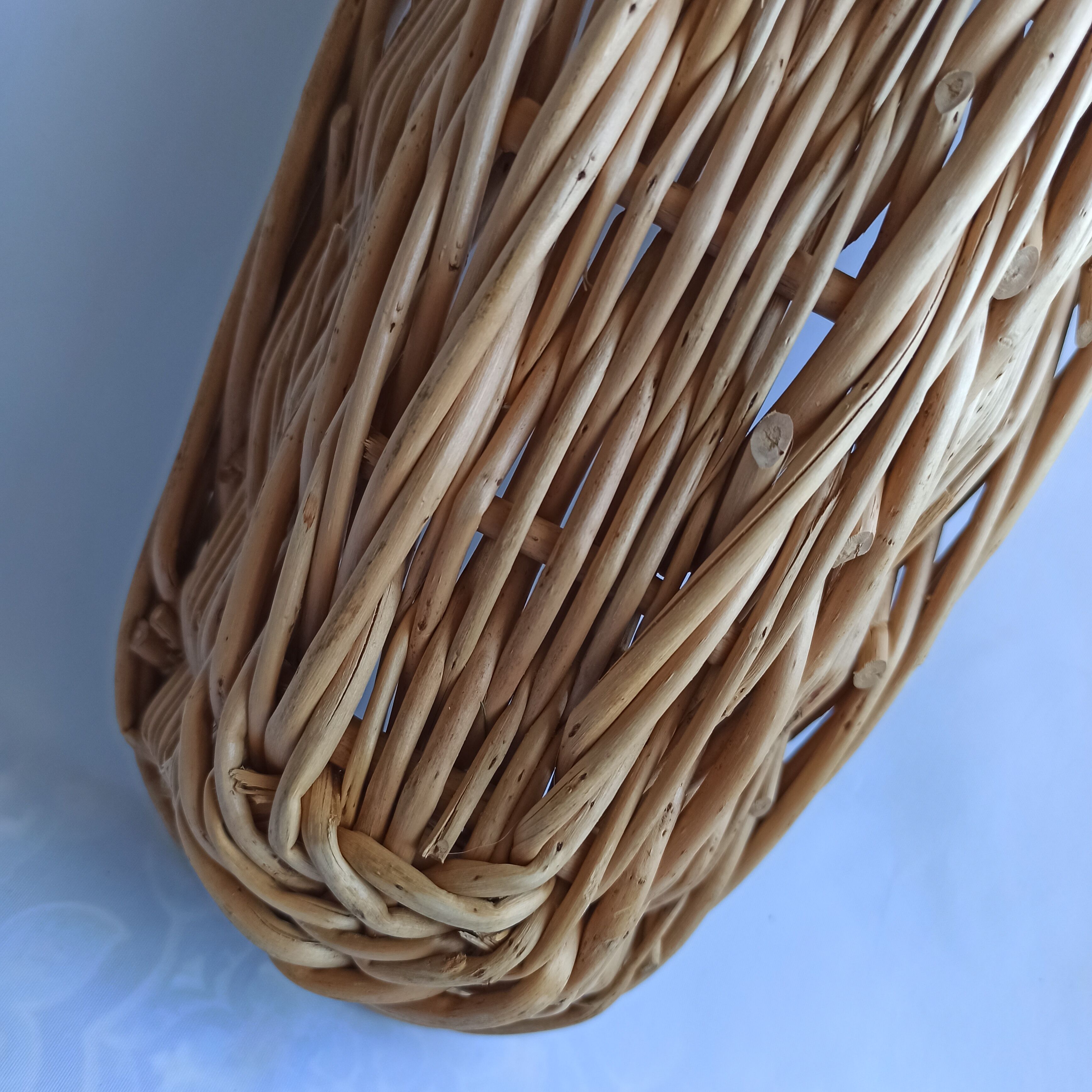 Wicker baguette bread pan