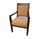 Empire office armchair in mahogany decor palmettes xviiith