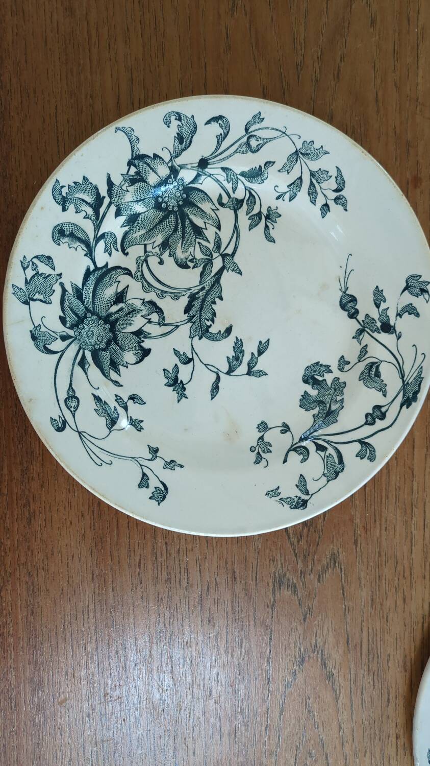 Lot 7 Terre de Feu plates from Grigny