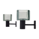 Two wall lamps in glass by Flavio Poli for Seguso Italy, '70s