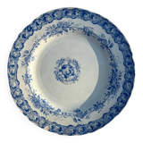 2 assiettes Faïence Ancienne (Décor Bleu)