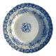 2 Antique Earthenware Plates (Blue Decor)